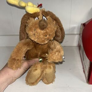 Aurora Dr. Seuss The Grinch MAX The Dog  Stuffed Plush
